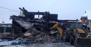Демонтаж сгоревших зданий в Климовске | Сварной-Клс - снос после пожара от 1030 рублей