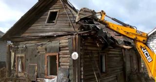 Демонтаж деревянного дома Климовск, цена от 1906 руб.