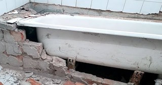 Демонтаж ванной комнаты в Климовске - стоимость работ от 824 руб. | Сварной-Клс